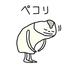 Feeling of the eraser. (Keshio) sticker #3654706