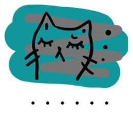 The easy to use cat Sticker sticker #3654837