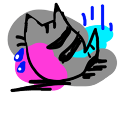 The easy to use cat Sticker sticker #3654858