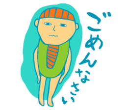 Sticker of rice ball boy sticker #3655085