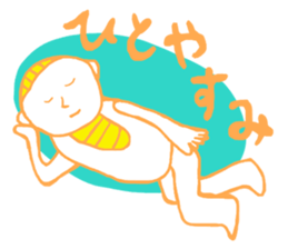 Sticker of rice ball boy sticker #3655087