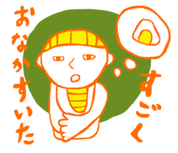 Sticker of rice ball boy sticker #3655108