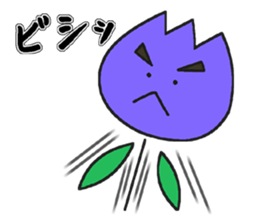 Boy and girl of the tulip sticker #3655251