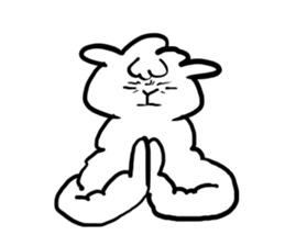 Mischievous alpaca sticker #3655575