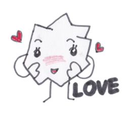 Kuzuko-chan of waste paper sticker #3655773