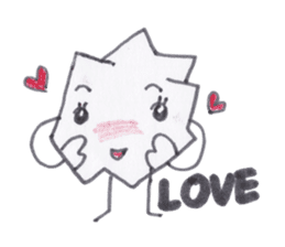 Kuzuko-chan of waste paper sticker #3655773