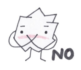 Kuzuko-chan of waste paper sticker #3655775