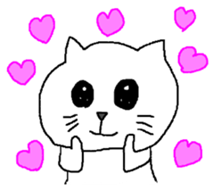 yuru cat yakko sticker #3656432