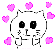 yuru cat yakko sticker #3656432