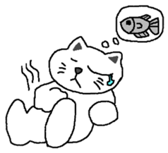 yuru cat yakko sticker #3656433