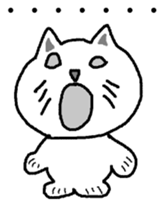 yuru cat yakko sticker #3656436