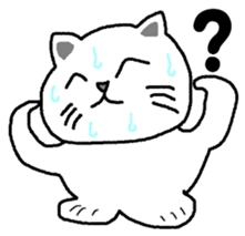 yuru cat yakko sticker #3656438