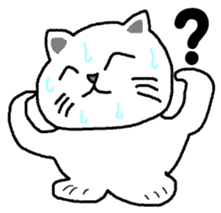 yuru cat yakko sticker #3656438