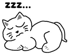 yuru cat yakko sticker #3656440