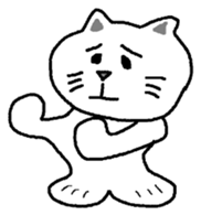 yuru cat yakko sticker #3656441