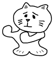 yuru cat yakko sticker #3656441