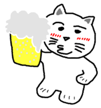 yuru cat yakko sticker #3656443