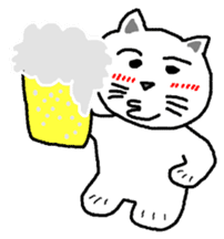 yuru cat yakko sticker #3656443