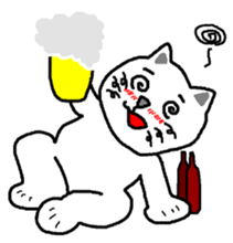 yuru cat yakko sticker #3656444