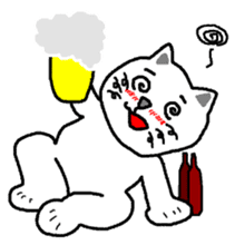 yuru cat yakko sticker #3656444