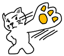 yuru cat yakko sticker #3656445