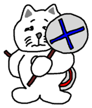 yuru cat yakko sticker #3656450