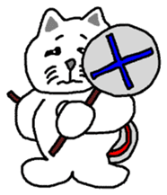 yuru cat yakko sticker #3656450