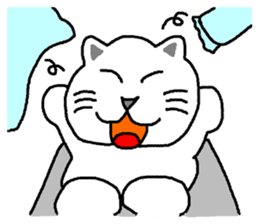yuru cat yakko sticker #3656451