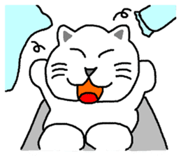 yuru cat yakko sticker #3656451