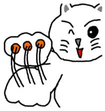 yuru cat yakko sticker #3656452