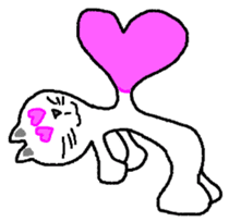 yuru cat yakko sticker #3656454