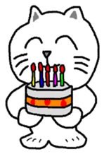 yuru cat yakko sticker #3656456