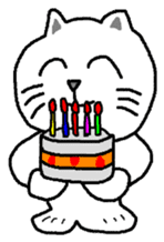 yuru cat yakko sticker #3656456