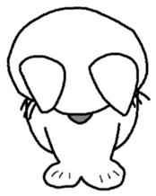 yuru cat yakko sticker #3656457