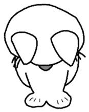 yuru cat yakko sticker #3656457