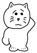 yuru cat yakko sticker #3656459