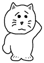 yuru cat yakko sticker #3656459