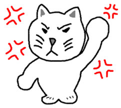 yuru cat yakko sticker #3656462