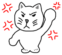 yuru cat yakko sticker #3656462