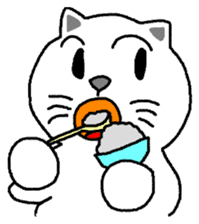 yuru cat yakko sticker #3656463