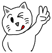 yuru cat yakko sticker #3656464