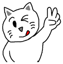 yuru cat yakko sticker #3656464