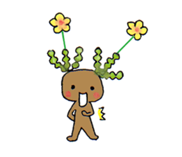 The strange and cute stamp of succulent sticker #3656475