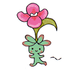 The strange and cute stamp of succulent sticker #3656477