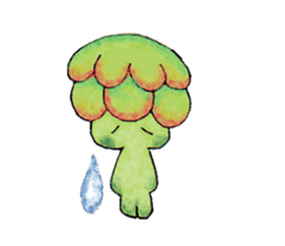 The strange and cute stamp of succulent sticker #3656478