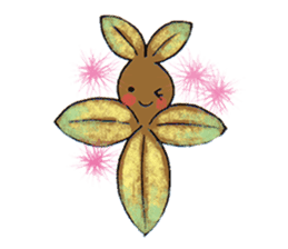 The strange and cute stamp of succulent sticker #3656483