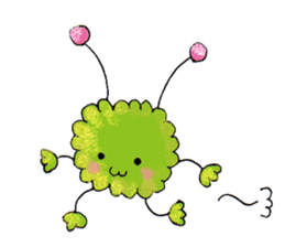 The strange and cute stamp of succulent sticker #3656484