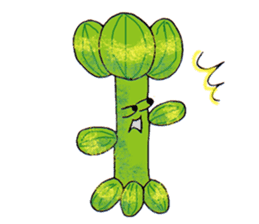 The strange and cute stamp of succulent sticker #3656485