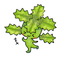 The strange and cute stamp of succulent sticker #3656497