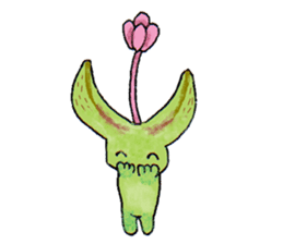 The strange and cute stamp of succulent sticker #3656506